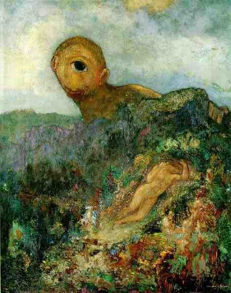 Odilon Redon Cyclops A4 Photo Print