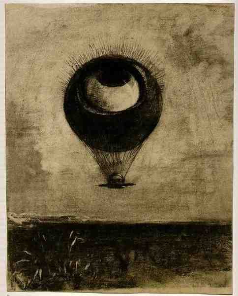 Odilon Redon Eye Balloon A4 Photo Print