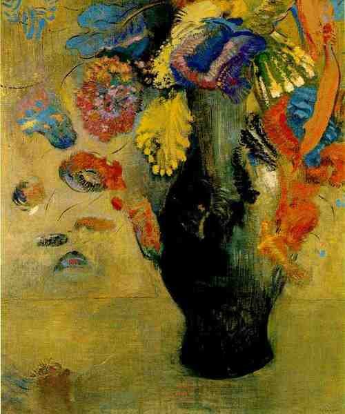 Odilon Redon Flowers A4 Photo Print