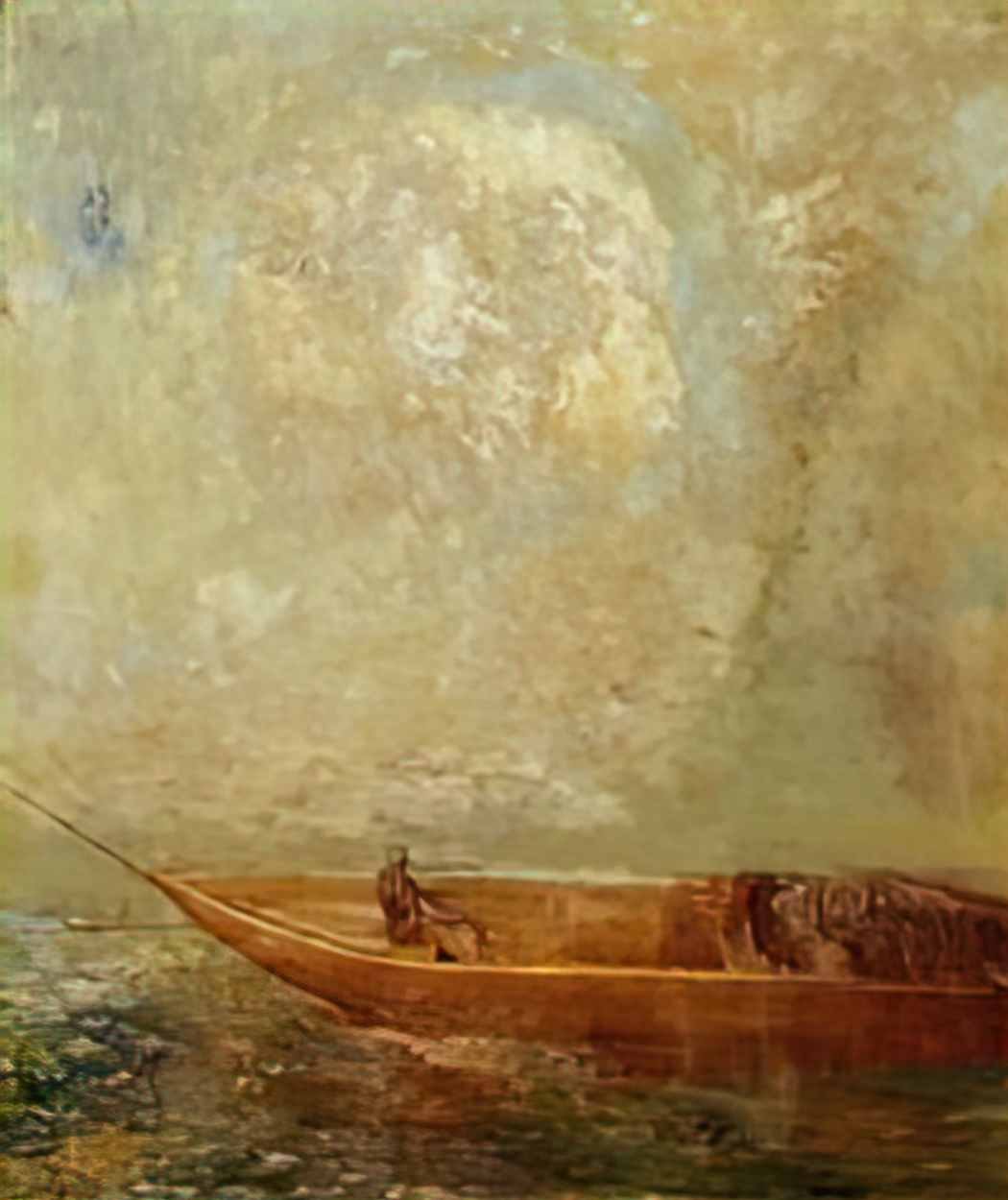 Odilon Redon a boat Art A4 Photo Print