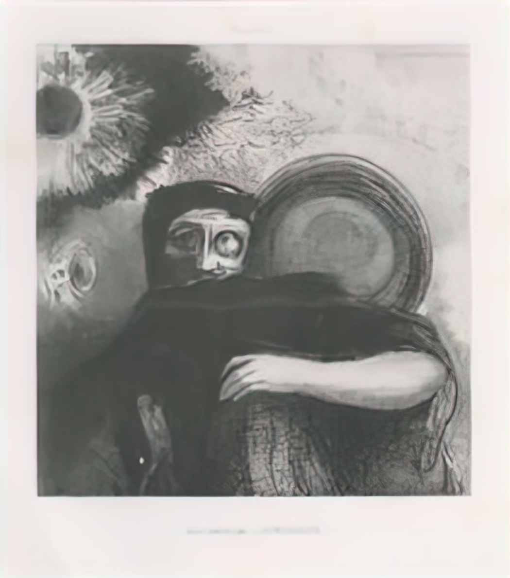 Odilon Redon a strange juggler 1885 Art A4 Photo Print