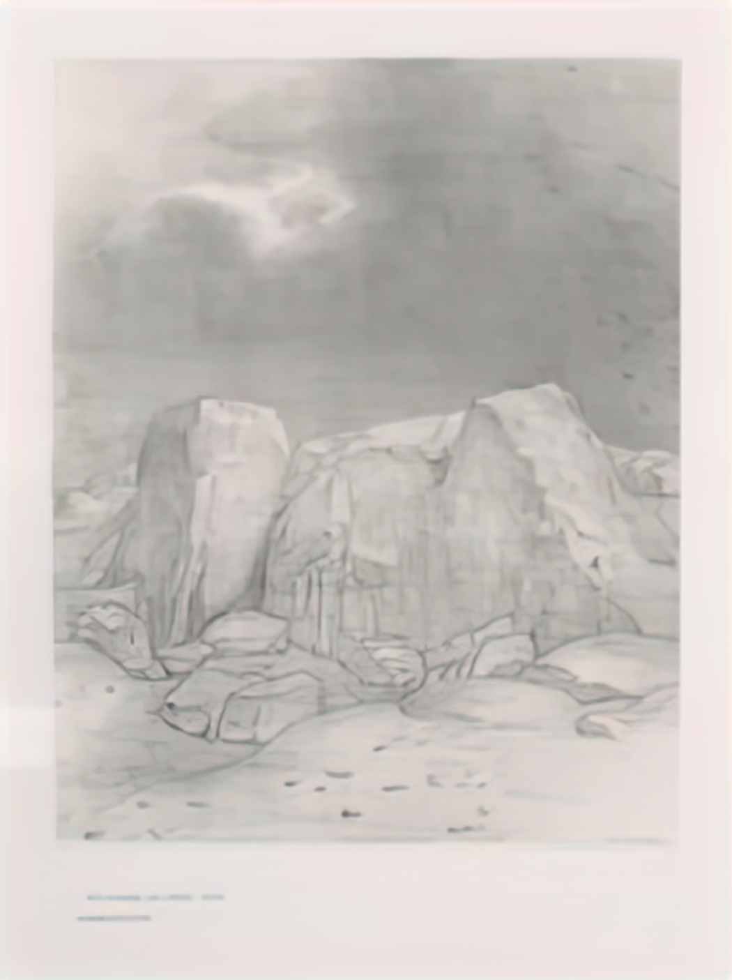 Odilon Redon and he discerns an arid knoll covered plain plate 7 1896 Art A4 Photo Print