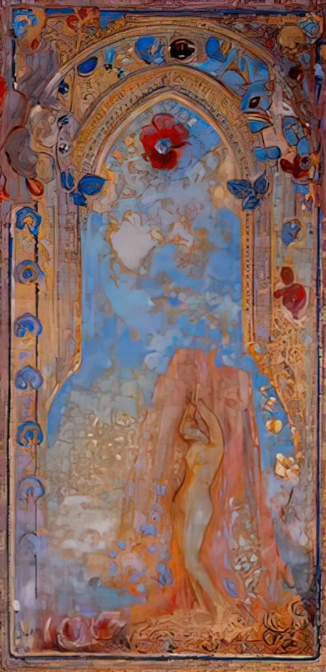 Odilon Redon andromeda Art A4 Photo Print
