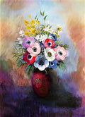 Odilon Redon anemones Art A4 Photo Print