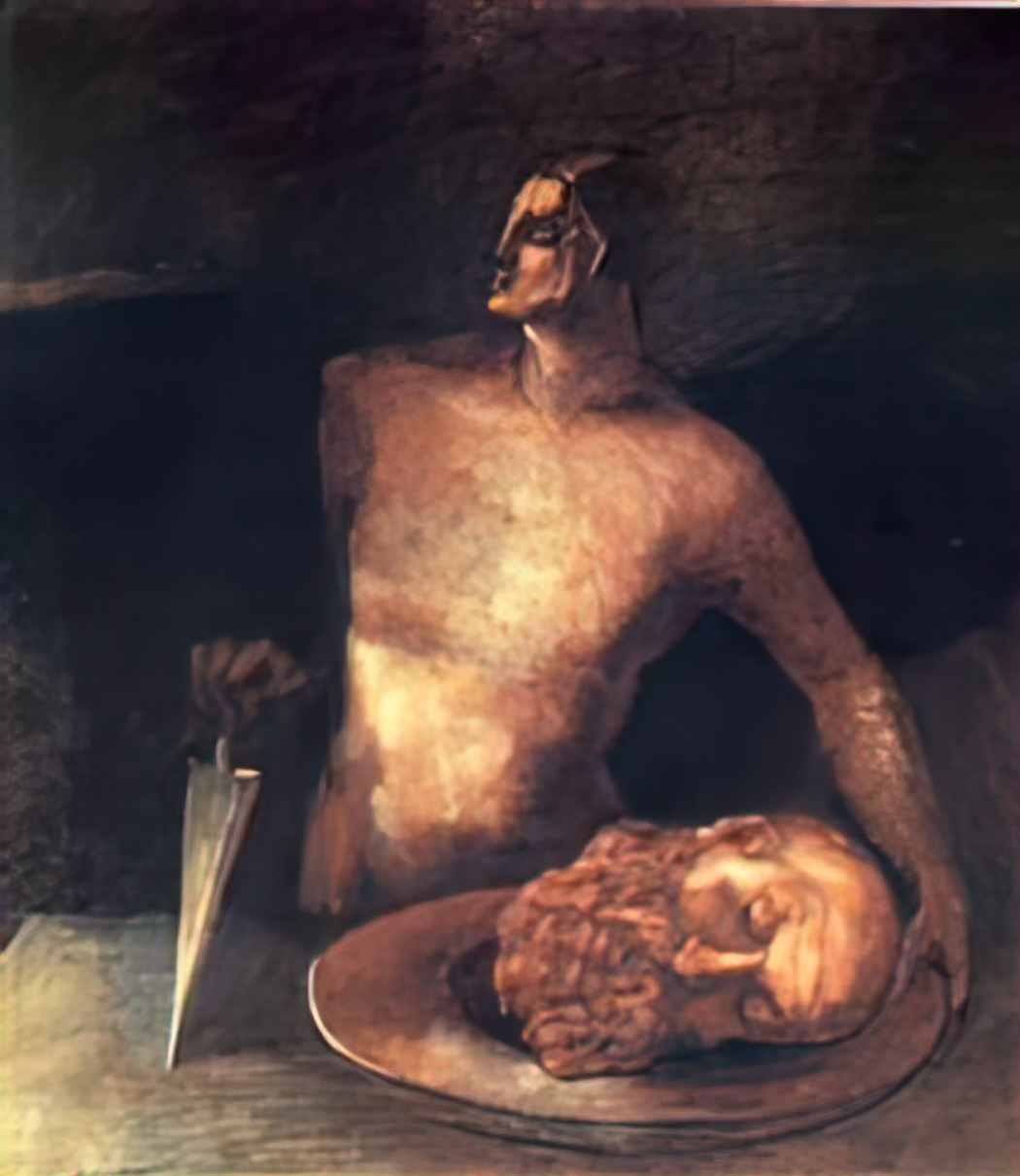 Odilon Redon angel executions Art A4 Photo Print
