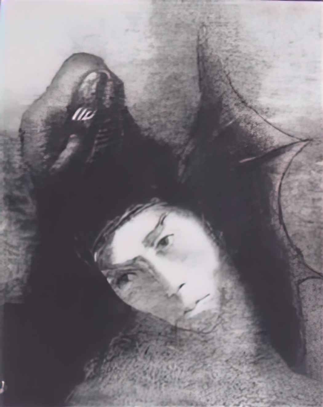 Odilon Redon anthony what is the point of all this the devil there is Art A4 Photo Print