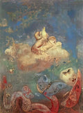 Odilon Redon apollo s chariot 1912 Art A4 Photo Print