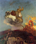 Odilon Redon apollo s chariot 2 Art A4 Photo Print