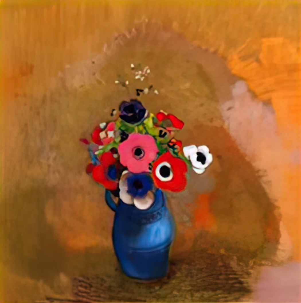 Odilon Redon bouquet of anemones Art A4 Photo Print