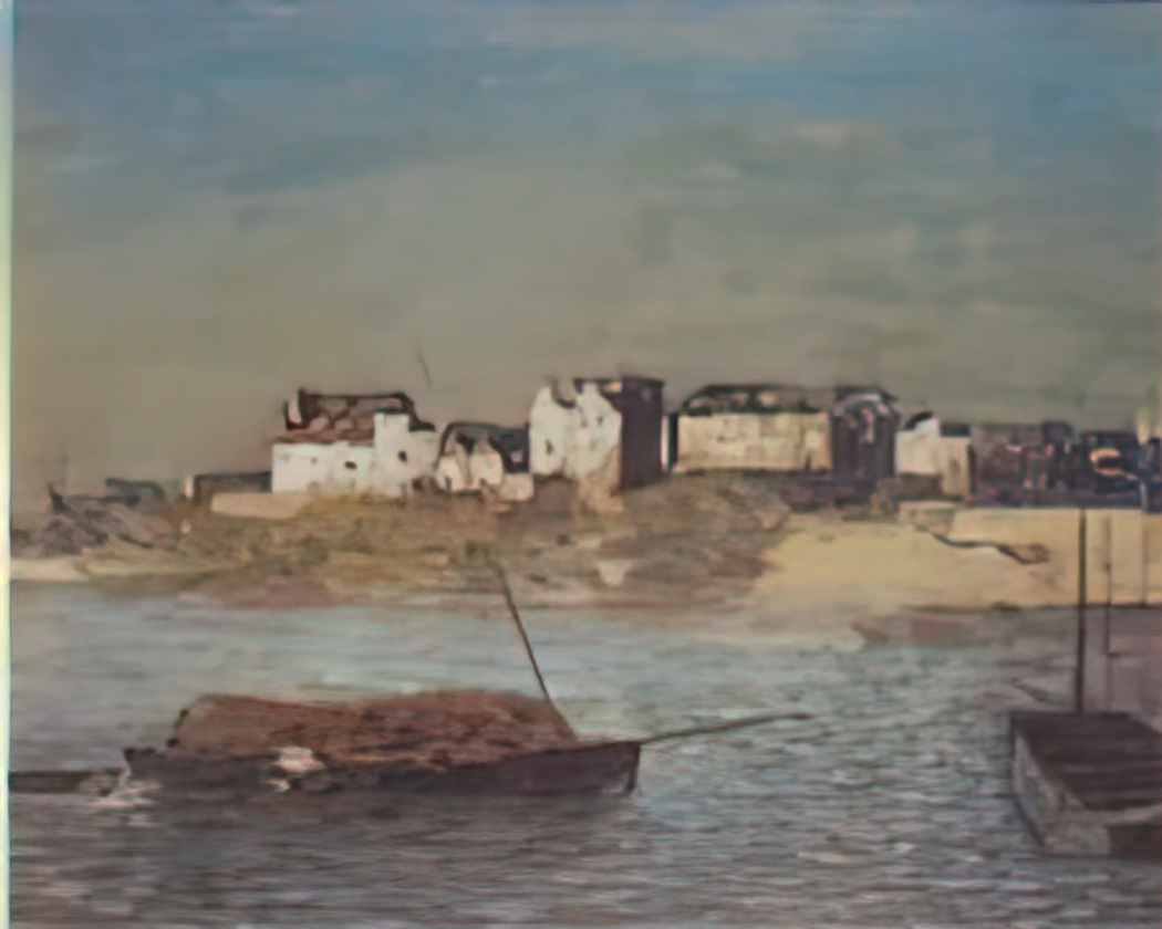 Odilon Redon breton harbour Art A4 Photo Print