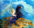 Odilon Redon brunhild the valkyrie Art A4 Photo Print
