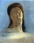 Odilon Redon closed eyes 1890 Art A4 Photo Print