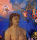 Odilon Redon closed eyes 3 Art A4 Photo Print