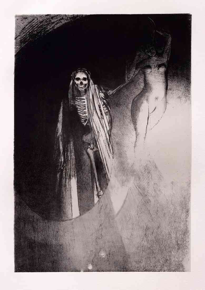Odilon Redon death it is i who makes you serious let us embrace each 1 A4 Photo Print