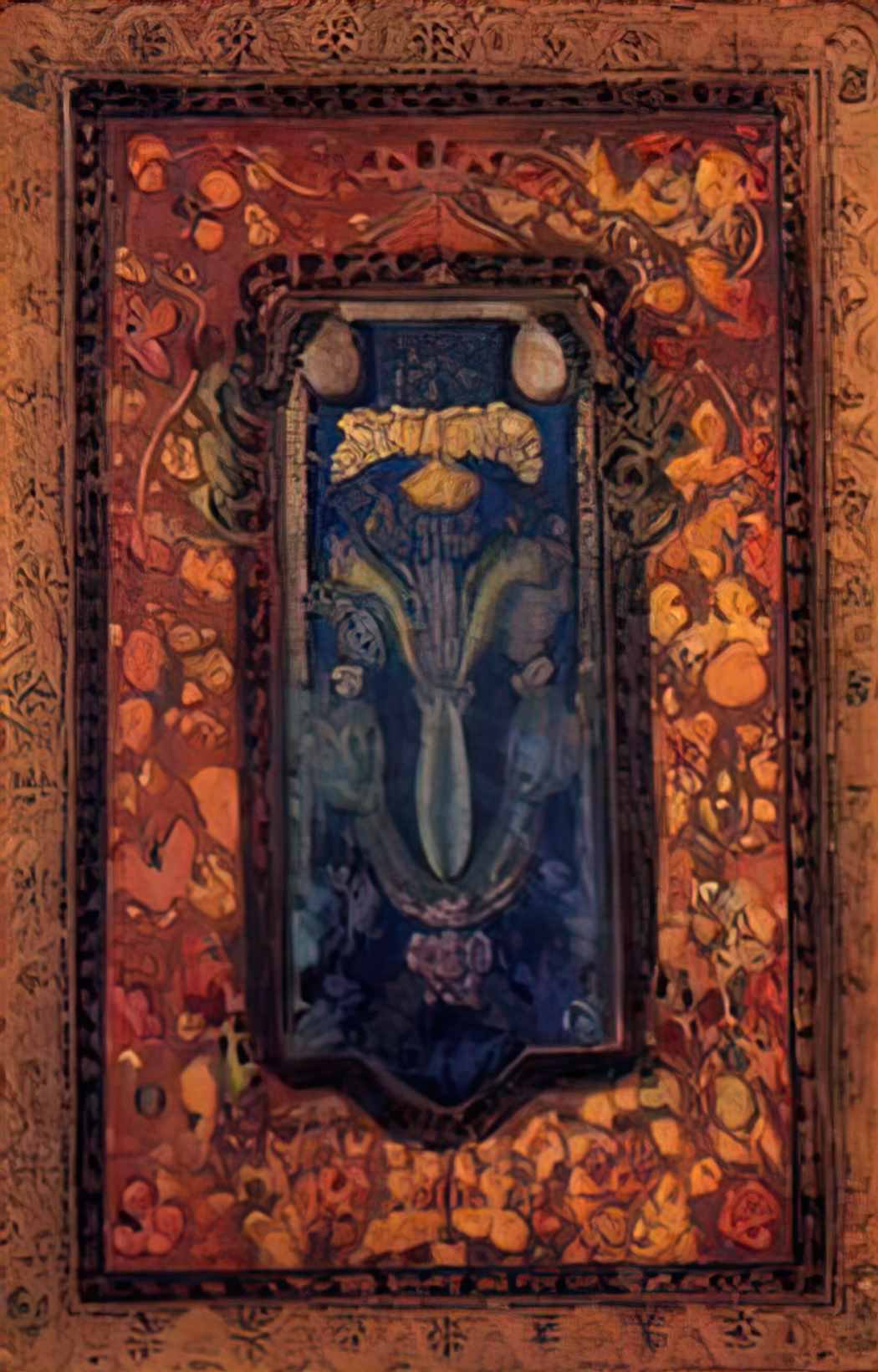 Odilon Redon design for a prayer rug Art A4 Photo Print