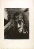 Odilon Redon face of mystery 1885 Art A4 Photo Print