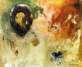 Odilon Redon fantastical Art A4 Photo Print