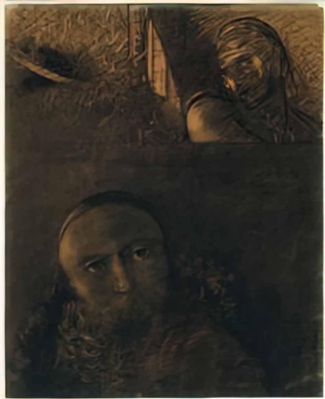 Odilon Redon faust and mephistopheles 1880 Art A4 Photo Print