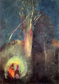 Odilon Redon flight into egypt A4 Photo Print