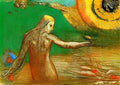 Odilon Redon flower of blood 1895 Art A4 Photo Print