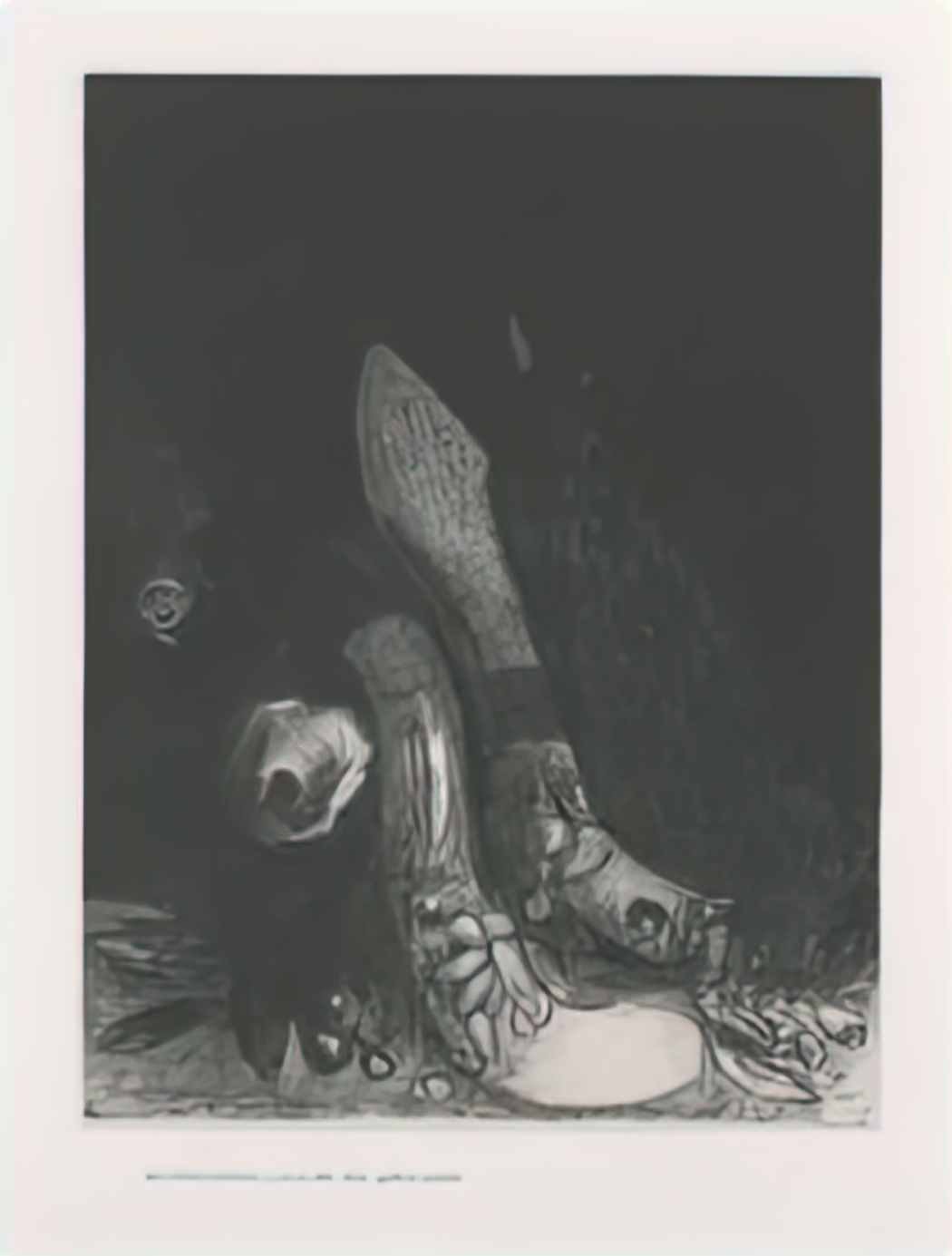 Odilon Redon flowers fall and the head of a python appears plate 5 18 Art A4 Photo Print