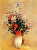 Odilon Redon flowers in a blue vase Art A4 Photo Print