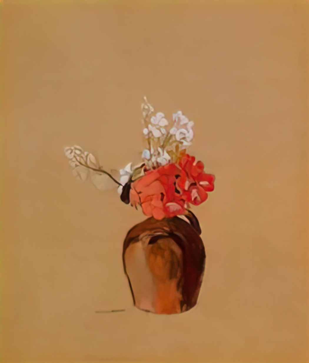 Odilon Redon flowers in a pot Art A4 Photo Print