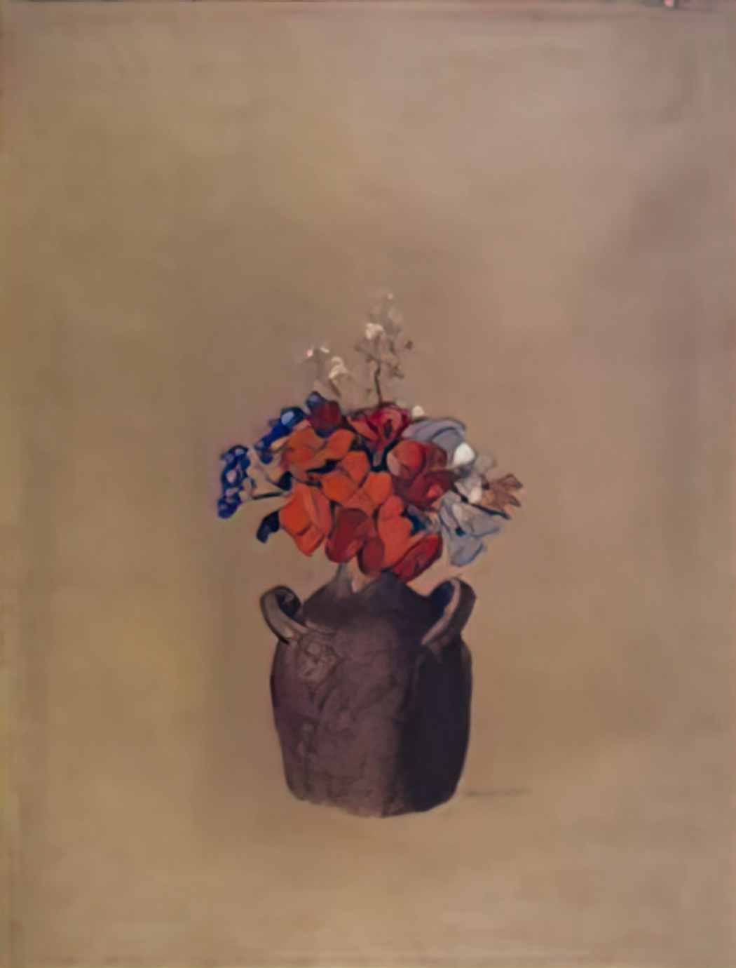 Odilon Redon flowers in a vase Art A4 Photo Print