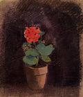Odilon Redon geranium Art A4 Photo Print
