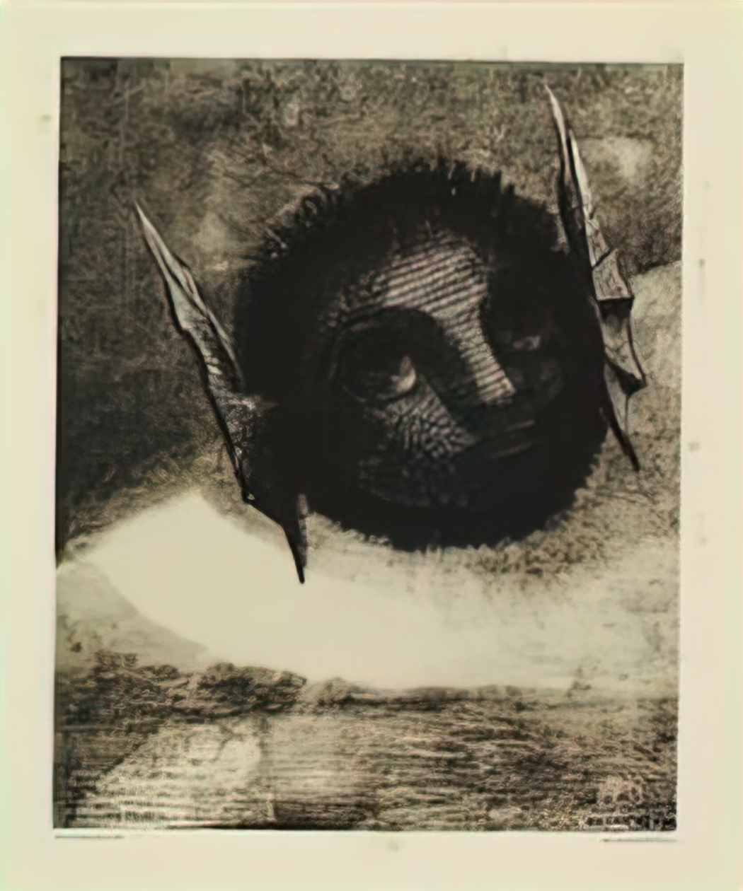 Odilon Redon gnome 1879 Art A4 Photo Print