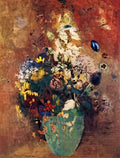 Odilon Redon green vase Art A4 Photo Print