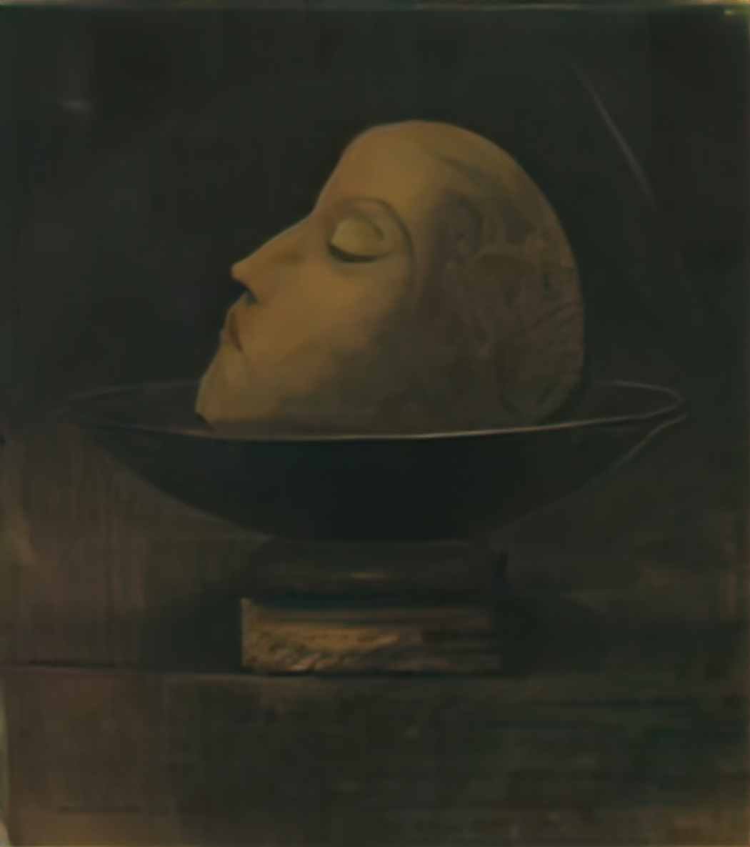 Odilon Redon head of a martyr 1877 Art A4 Photo Print