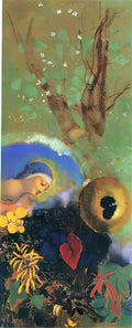 Odilon Redon homage to leonardo da vinci 1908 Art A4 Photo Print