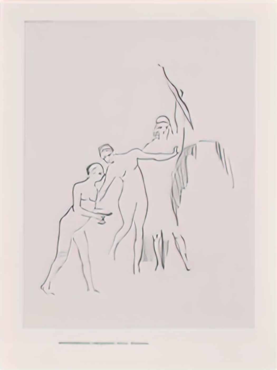 Odilon Redon immediately three goddesses arise plate 11 1896 Art A4 Photo Print