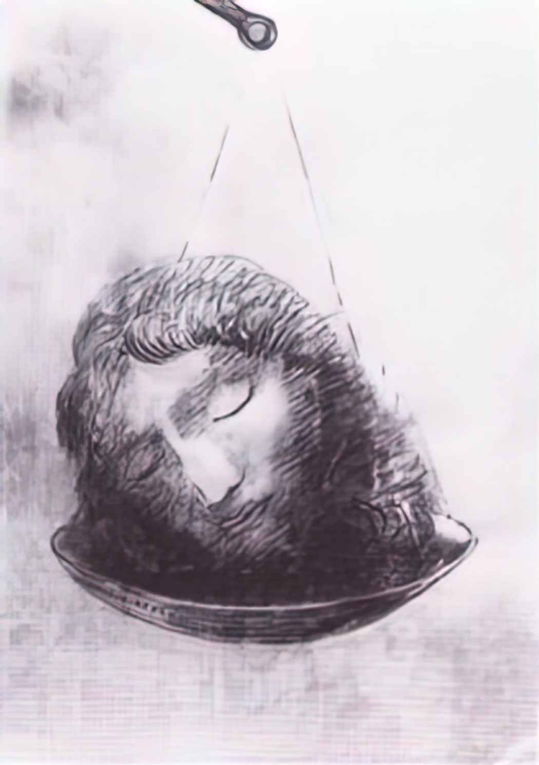 Odilon Redon in the balance Art A4 Photo Print