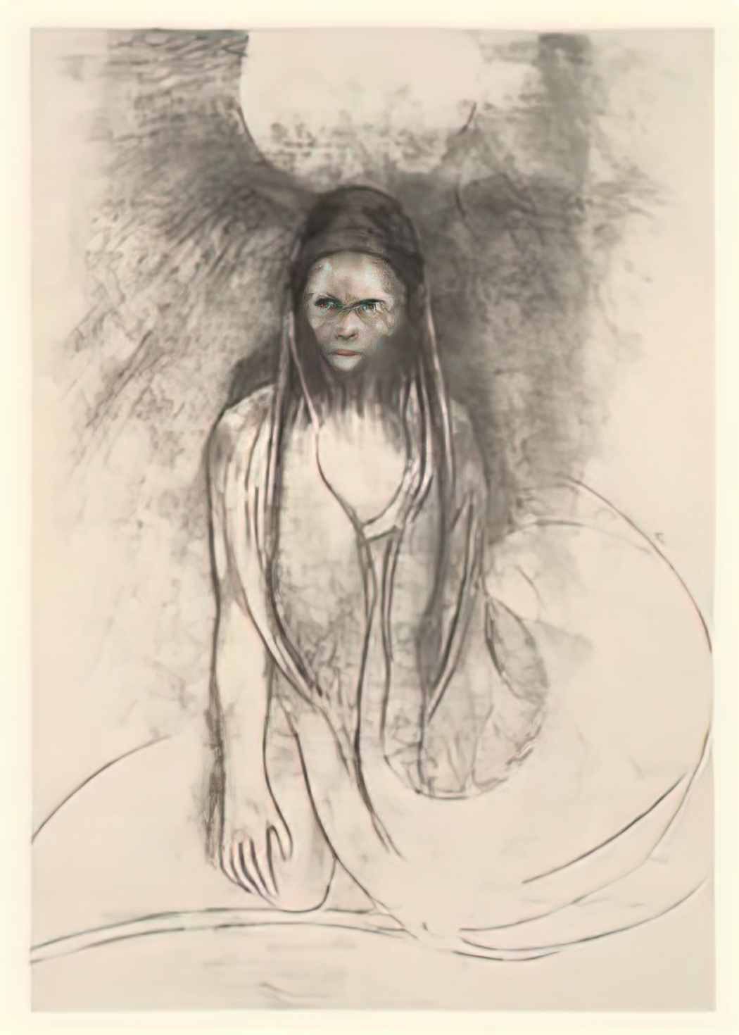 Odilon Redon intelligence was mine i became the buddha plate 12 1896 Art A4 Photo Print
