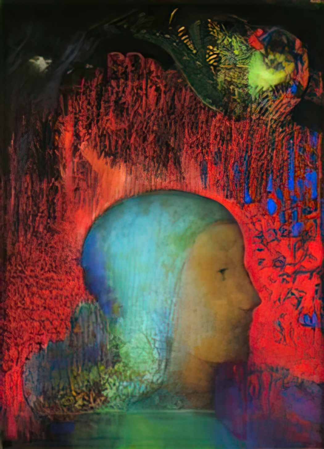 Odilon Redon joan of arc Art A4 Photo Print