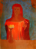 Odilon Redon lady macbeth Art A4 Photo Print