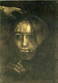 Odilon Redon man s head Art A4 Photo Print
