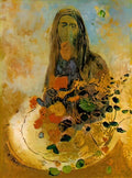 Odilon Redon mystery Art A4 Photo Print
