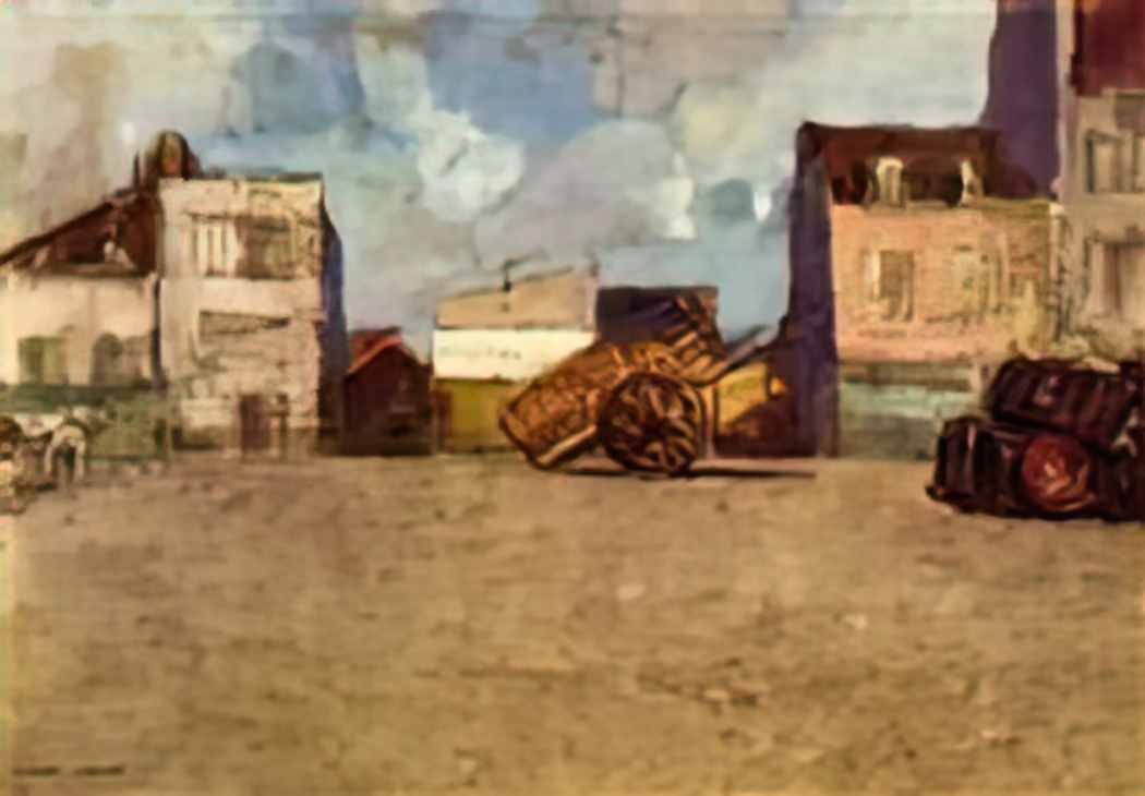 Odilon Redon near the harbor Art A4 Photo Print