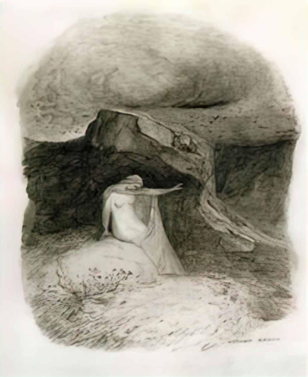 Odilon Redon not detected 248077 Art A4 Photo Print