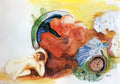 Odilon Redon nude begonia and heads Art A4 Photo Print