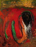 Odilon Redon onnes christ and the serpent 1907 Art A4 Photo Print