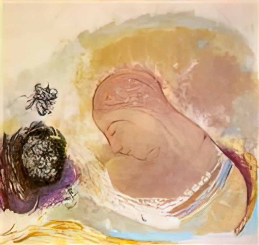 Odilon Redon ophelia 1 Art A4 Photo Print