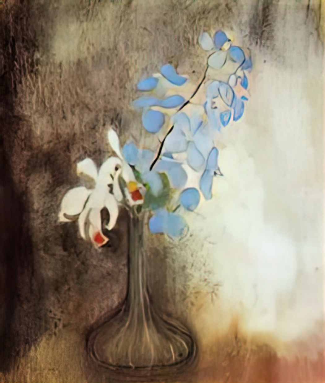 Odilon Redon orchids Art A4 Photo Print