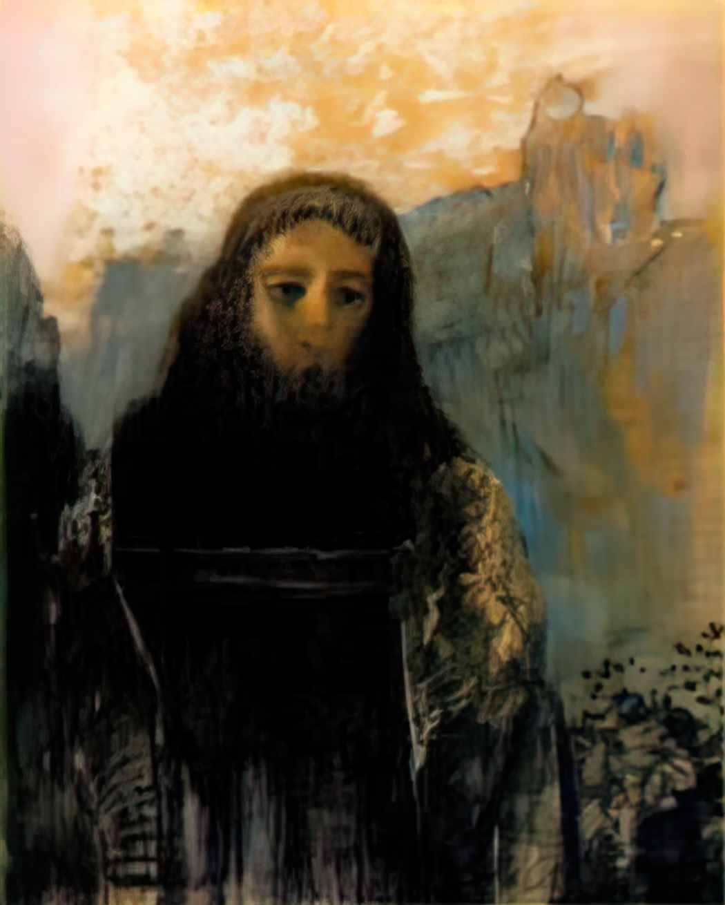 Odilon Redon parsifal Art A4 Photo Print