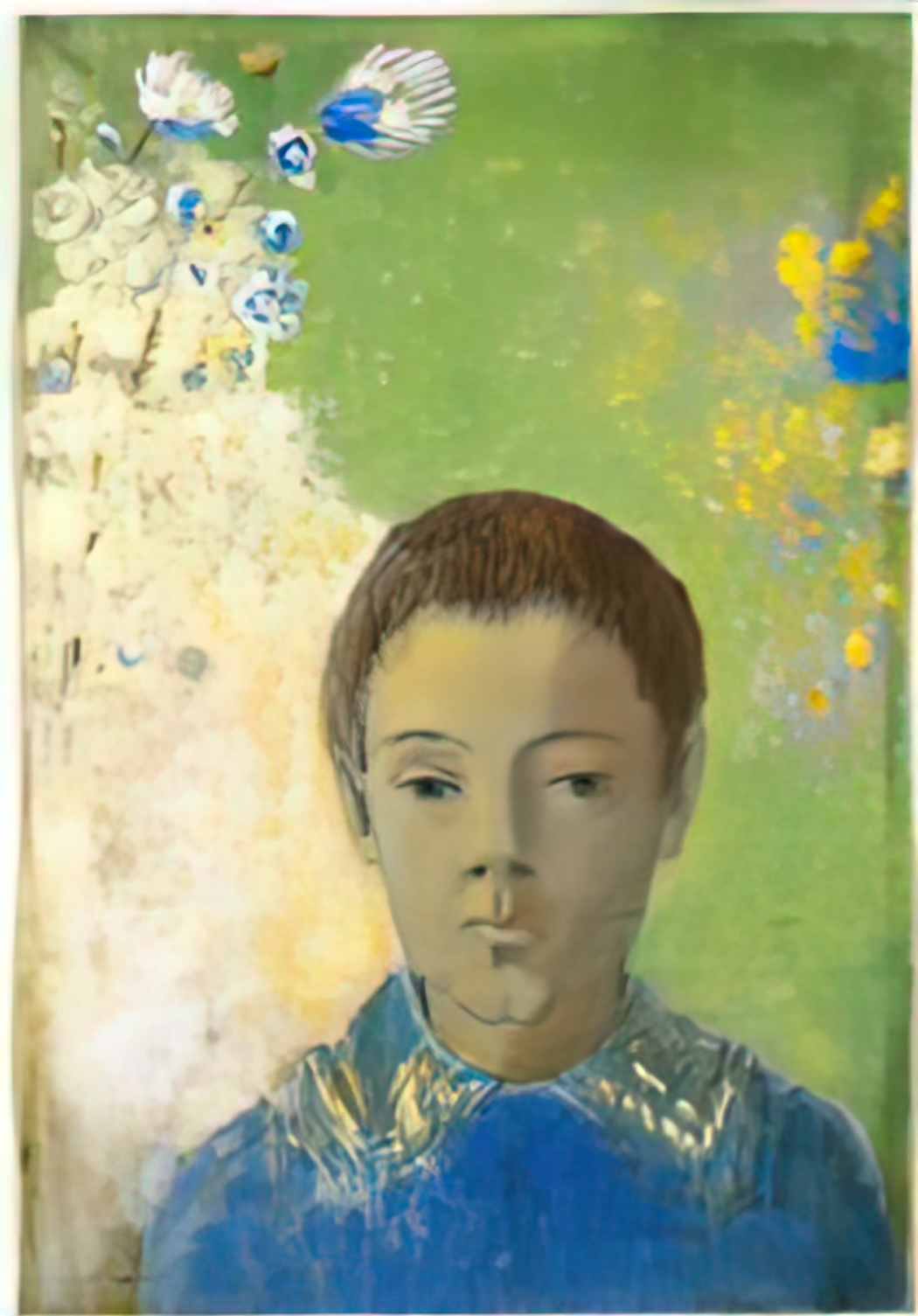 Odilon Redon portrait of ari redon Art A4 Photo Print