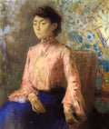 Odilon Redon portrait of jeanne chaine 1903 Art A4 Photo Print