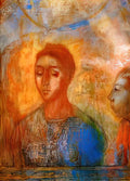 Odilon Redon portrait of madame redon with ari Art A4 Photo Print